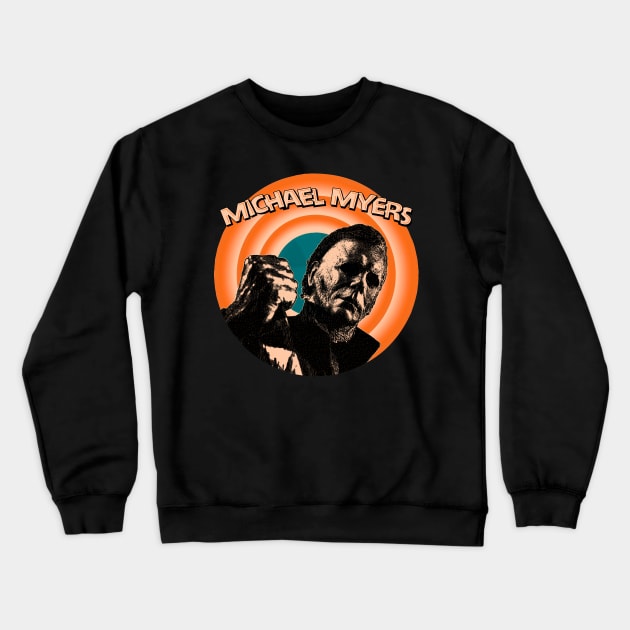 Michael Myers Stay Rad Crewneck Sweatshirt by Parody Merch